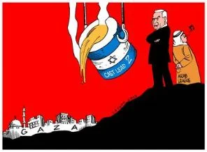 Latuff İsrail'in Gazze katliamını çizdi
