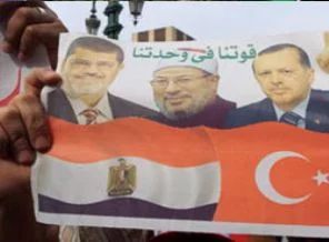 Mısır'da Erdoğan'lı İsrail protestosu