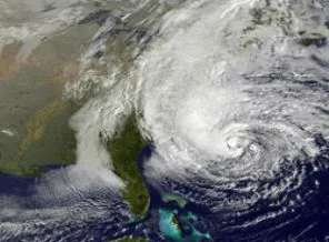 Sandy kasırgasının uydu görüntüleri