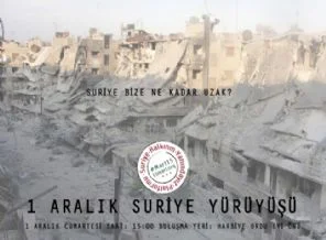 Suriye için yürüyüşe davet