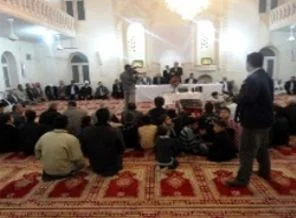 Bölgede barışı için 3 dilde mevlit okundu