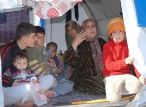 Çadır kentlerdeki en büyük dilek