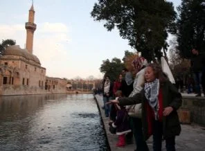 Filistinli cesur kız Şanlıurfa'da