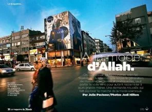 Fransız dergisinden 10 sayfa 'başörtü modası'