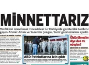 İstifaları manşetten böyle duyurdu