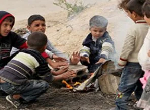Suriye`de çocuklar soğuktan donarak öldü