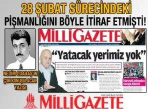 Birand'tan tarihi itiraf: Yatacak yerimiz yok!