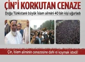 Çin'i korkutan cenaze töreni 40 bin kişi uğurladı