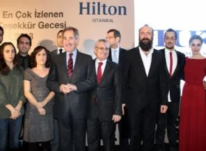 Dizilere ödül töreninde protesto