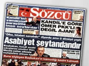 Hüseyin Çelik'ten 'Sözcü'ye manşet dersi