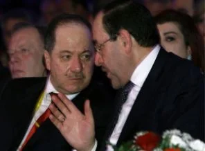 Kerkük'te Maliki için protesto