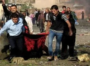 Türkmenlerin taziye çadırına intihar saldırısı