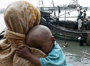 Arakanlıları taşıyan tekne battı: 37 kayıp