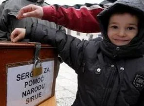 Bosna'da Suriye'ye yardım cuması