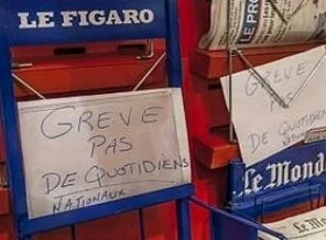 Fransa'da gazetesiz bir gün