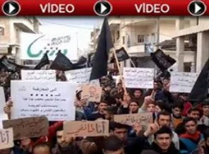 Suriye'de 'Yardımcı olarak Allah yeter' Cuması