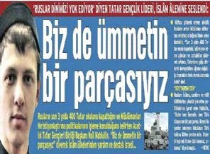 Tatar Gençlik Liderinin Çağrısına Genç İDSB'den Yanıt