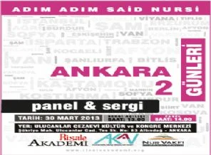 Ankara'da adım adım Said Nursi günleri