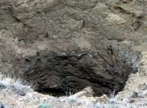 'Göktaşı düştü' denildi, obruk çıktı