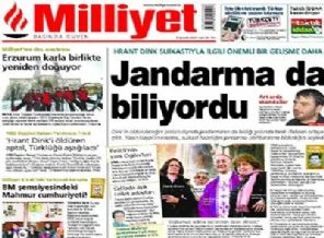 Milliyet Hasan Cemal'i kovdu!