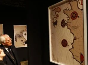 Piri Reis haritasının 500 yıllık gizemi sergileniyor(Foto Galeri)
