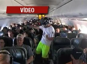 Uçakta Harlem Shakee soruşturma