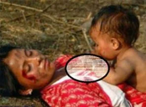 Arakan`da yaşanan vahşetin fotoğrafı