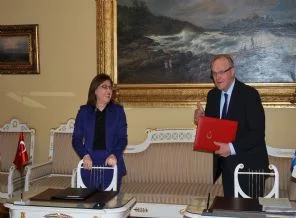Bakan Fatma Şahin'in Finlandiya ziyareti