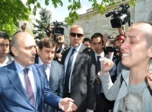 Bakan'ın para verdiği kanser hastası hastaneye yatırıldı