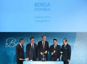 'Borsa İstanbul'da ilk gong Erdoğan'dan