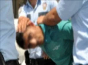 Derede boruyla nefes alırken yakalandı