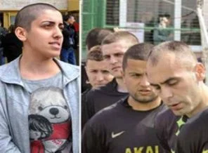 Dilek'e destek için saçlarını kazıttılar