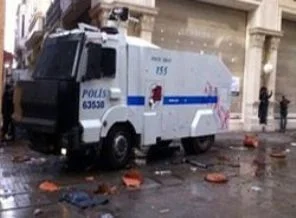 Emek protestosuna biber gazlı müdahale