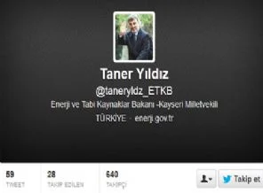 Enerji Bakanı, sahte twitter hesabının peşine düştü