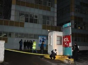 Güvenlik görevlisi hastanede vuruldu