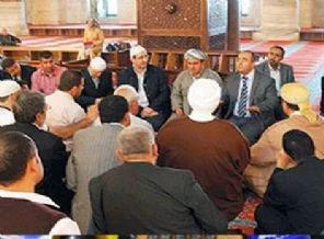 İcma toplantısı için gelen alimler, Süleymaniye'de cemaatle buluştu
