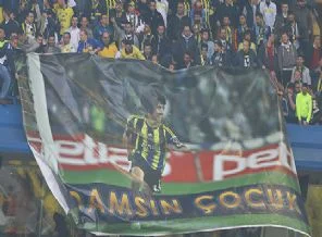 Kadıköy'de Salih Uçan'a özel pankart