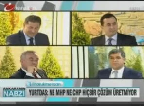 Kanaltürk ekranlarında yayın kestiren kapışma