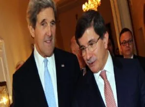 Kerry ile Davutoğlu Ortadoğu'yu görüşecek