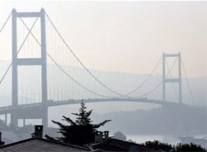 Köprülere ''nem' alma sistemi kuruldu
