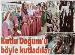 Kutlu Doğum kutlamasını Hürriyet böyle gördü
