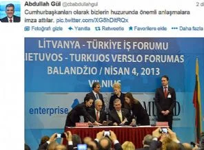 Letonya ve Litvanya gezileri Twitter'da