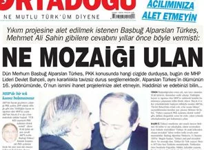 MHP'nin gazetesinden Şahin'e ağır cevap: Ne mozaiği ulan!