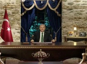 Millete Hizmet konuşmasında özel fotoğraf