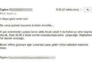 Müdür: Siz varoş işçilerinin bayramını kutlarım!