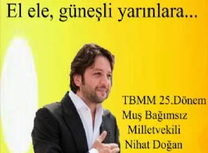Nihat Doğan 'Milletvekili afişini' yayınladı