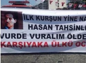 Pankart yanlış yazıldığı için mi toplatıldı?
