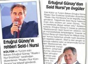 Sol medya, Günay'ın Said Nursi sözlerine şaştı!