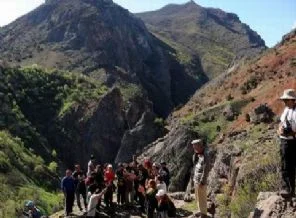 Tunceli Rabat Vadisi'nde ilk turist kafilesi
