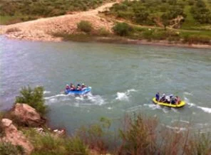 Türkülere konu olan Botan Vadisi'nde rafting heyecanı